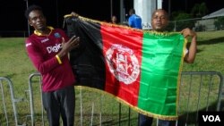 حامیان تیم کرکت افغانستان در کارایب