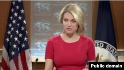Dövlət Departamentinin sözçüsü Hether Noyert