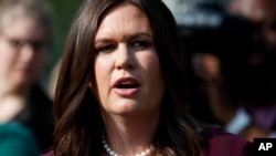 Portparolka Bele kuće Sara Sanders