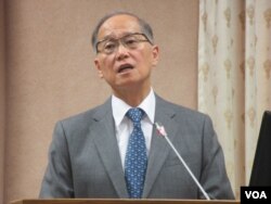 台湾外长李大维(美国之音张永泰拍摄)