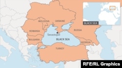 Map of the Black Sea region.