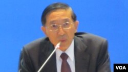 台湾外长 林永乐(美国之音张永泰拍摄)