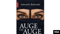جلدکتاب چشم در برابر چشم ، نوشته آمنه بهرامی راد که زبان آلمانی منتشر شده است