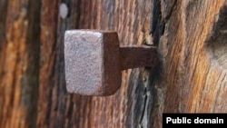 Doornails were once used to strengthen -- and sometimes to decorate -- doors.