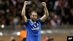 Gonzalo Higuain à Monaco, le 3 mai 2017.