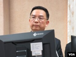 台湾国家安全局特勤中心副指挥官周广齐 （美国之音张永泰拍摄）