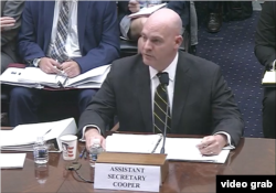 FILE - R. Clarke Cooper, assistant secretary of state for political-military affairs.