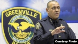 时任北卡州格林威尔警察局局长的哈桑·阿登（北卡格林威尔警察局图片）
