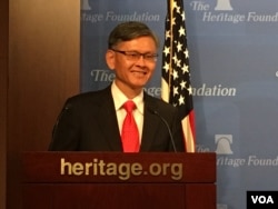 台湾驻美副代表李光章 (美国之音钟辰芳拍摄)