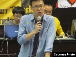 反两岸服贸协议学生领袖林飞帆(资料照片)