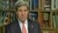 U.S. Secretary of State John Kerry during a VOA interview in New Delhi, June 24, 2013.