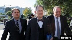 George Kent, deputy assistant secretary of state for Europe and Eurasian Affairs, arrives to testify as part of the Democratic-led U.S. House of Representatives impeachment inquiry into U.S. President Donald Trump in Washington, Oct. 15, 2019.