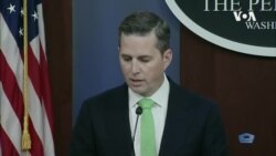 五角大楼发言人霍夫曼Hoffman2019年11月7日宣布埃斯珀部长亚洲之行（美国国防部视频）