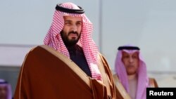 Le prince Mohammed ben Salmane participe à la cérémonie de remise de diplôme à la King Faisal Air College à Riyad, Arabie Saoudite, le 25 janvier 2017