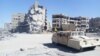 Na'eem Square, or Heaven Square, was nicknamed "Hell Square" under IS rule because the corpses of the executed were left in the left there ti instill fear in those not aligned with the jihadist militants, in Raqqa, Syria, Oct. 18, 2017. (H. Arafat/VOA) 