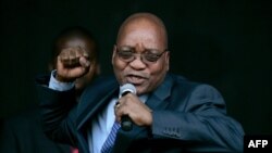 የደቡብ አፍሪካ ፕሬዚዳንት ጃኮብ ዙማ 