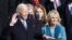 Joe Biden et son épouse Jill Biden lors de sa prestation de serment à Washington, le 20 janvier 2021. 