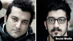 مهدی رجبیان(سمت راست) و حسین رجبیان 