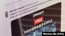 冒充荷兰漫画家巴特·梵·勒文的“垃圾伪装”账号在X上推广北京的政治宣传（2024年9月17日）