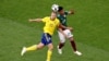 La Suède se qualifie face au Mexique