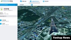한국 통일부가 북한 정보를 국민에게 제공하는 인터넷 사이트 '북한정보포털(http://nkinfo.unikorea.go.kr)'을 27일 일반에 공개한다. 사진은 이 사이트가 제공하는 북한 지도. 이 지도는 평양의 류경호텔 같은 유명 장소를 검색해 2차원과 3차원 영상으로 볼 수 있을 뿐만 아니라 '사회기반시설', '문화재', '축산업 시설' 등으로 검색하면 북한 전역의 등록된 관련 장소를 한눈에 보여준다.