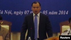 Juru bicara Kementerian Luar Negeri Vietnam, Le Hai Binh membela kebijakan yang dibuat mengenai hubungan dengan China (foto: dok).