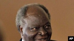 The President of Kenya Mwai Kibaki, 26 Jul 2010.