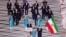ورزشکاران ایرانی در مراسم افتتاحیه المپیک