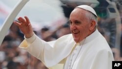 로마 카톨릭 프란치스코 교황. (자료사진)