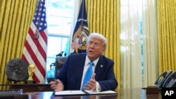 دونالد ترامپ، رئیس‌جمهوری ایالات متحده.