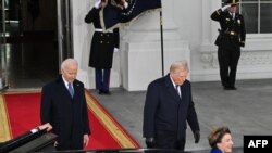 Трамп и Байден покидают Белый дом