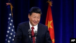 中国国家主席习近平在访问美国西部城市西雅图期间在欢迎晚宴上发表讲话（2015年9月22日）