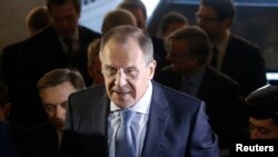 سرگی لاوروف، وزیر امورخارجه روسیه در اسپانیا - ۵ مارس ۲۰۱۴