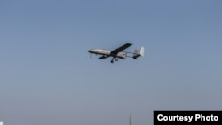 2019年1月24日，台湾海军向媒体展示远程无人机锐鸢近距离飞行 （照片来源：台湾国防部网站）