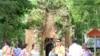 Tourists visit Sambor Prei Kuk temple complex, Kampong Thom, Cambodia, July 13, 2017. (Sun Narin/VOA Khmer) 