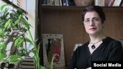  نسرین ستوده وکیل دادگستری و فعال حقوق بشر زندانی.