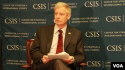 21일 워싱턴 민간단체인 전략국제문제연구소의 토론회에 참석한 월터 샤프 전 주한미군사령관.