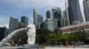 资料照片：新加坡滨海湾地区(2020年6月30日)
