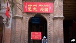 资料照 喀什的一个清真寺