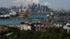 A view of Sentosa island and the skyline of the central business district in Singapore, June 4, 2018.
