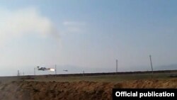 Azərbaycan Silahlı Qüvvələrinin vurduğu helikopter