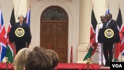 የብሪታንያ ጠቅላይ ሚኒስትር ቴሬሳ ሜይ 