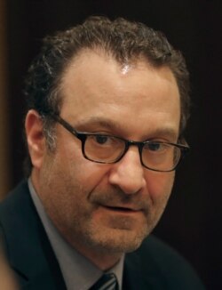 David Schenker, Assistant Secretary , Bureau of Near Eastern Affairs talks to the journalists during a news conference in Dubai, United Arab Emirates, Jan. 10, 2020.