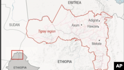 Naannoo Tigraay bakkawwan jiraattonni miliyoonaan lakkaawwaman odeeffannoo irraa kutamanii, loltoota Ertiraa sodaachaa jiraatan (Maddi: UNHCR)