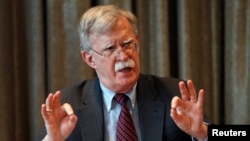 资料照：前美国白宫国家安全顾问博尔顿(2019年8月12日资料照片)