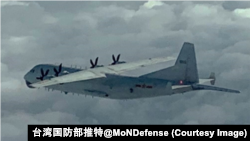 中国运八反潜机(照片来源：台湾国防部推特@MoNDefense)