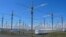 Antennas for the High Frequency Active Auroral Research Program [HAARP] - a high-energy radio physics project - are seen near Gakona, Alaska.
