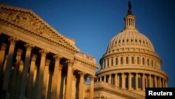 미국 워싱턴의 연방 의사당 건물.