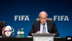 Le président déchu de la Fédération internationale de football (Fifa) Joseph Blatter, 20 mars 2015