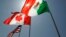 Lá cờ của Hoa Kỳ, Canada và Mexico, 3 quốc gia là đối tác trong một hiệp định thương mại Bắc Mỹ. Tổng thống Hoa Kỳ Donald Trump đã hoãn thuế 25% đối với hầu hết hàng hóa từ Canada và Mexico cho tới ngày 2/4/2025.